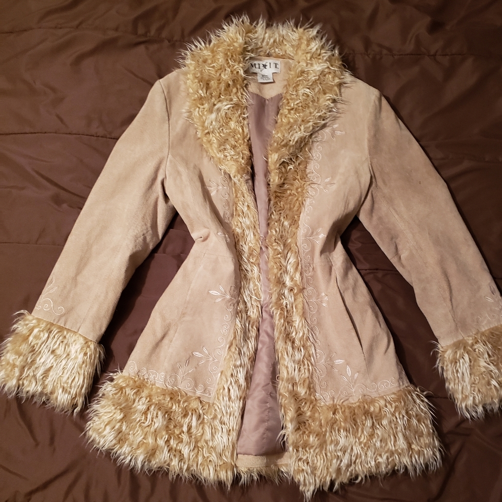 Suede Leather hide Jacket